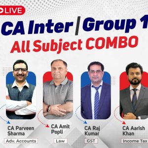 CA Inter Group-1 Combo ADV ACC, LAW ,IT & GST Full Course
