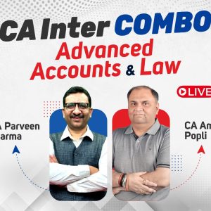 CA Inter Gr-1 Combo- ADV ACC & LAW BY CA Parveen Sharma, CA Amit Popli