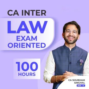 CA Inter – Corporate Law & Other Law Exam Oriented By  CA Shubham Singhal