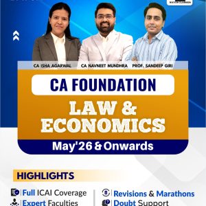 CA Foundation Business Law & Business Economics Face to Face Classes Full Course
