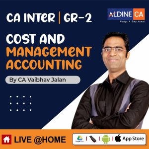 CA Inter Group-2 (New Course)-Cost & Management Accounting By CA Vaibhav Jalan