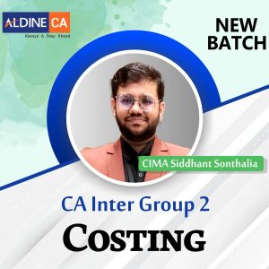 CA Inter Gr-2-Cost & Management Accounting By CIMA Siddhant Sonthalia