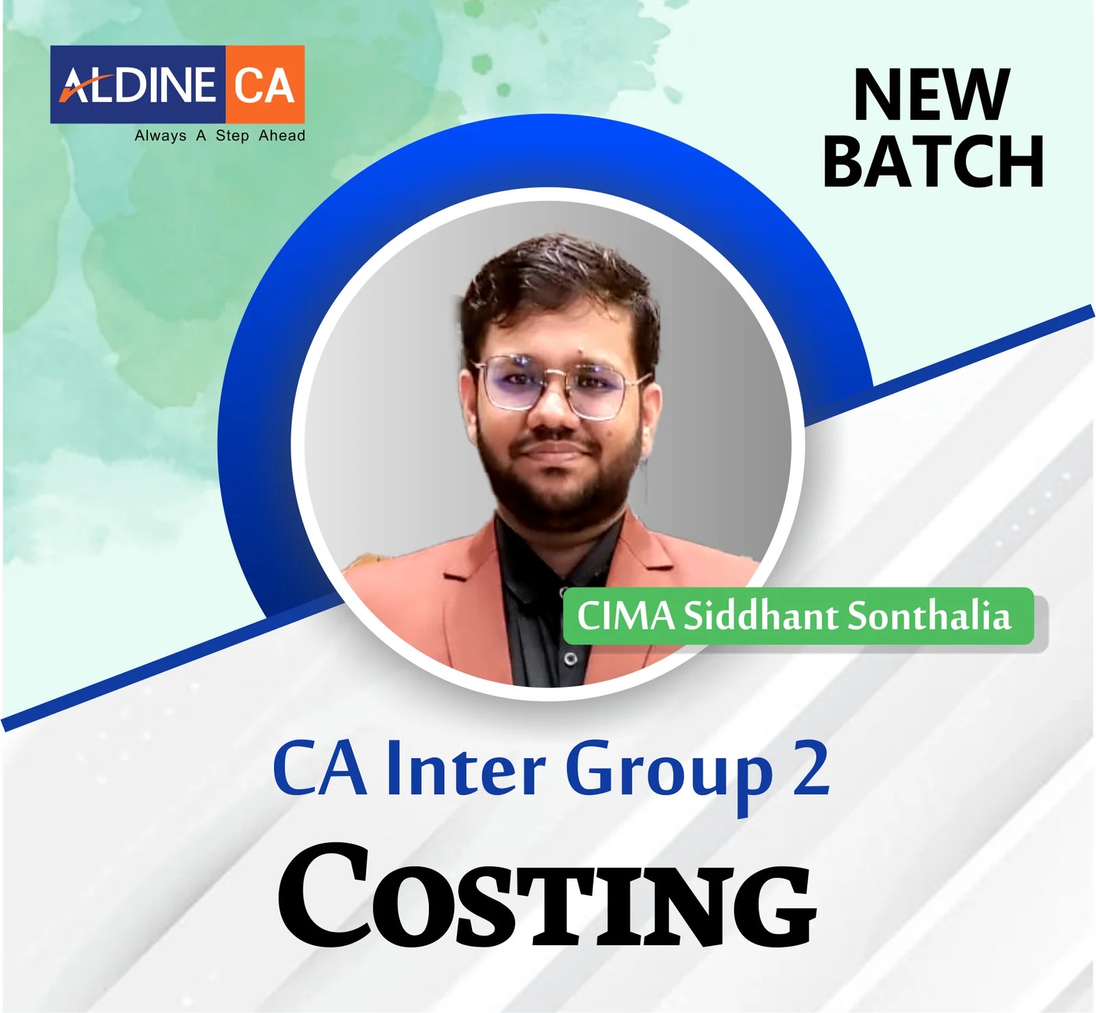 CA Inter Gr-2-Cost & Management Accounting By CIMA Siddhant Sonthalia