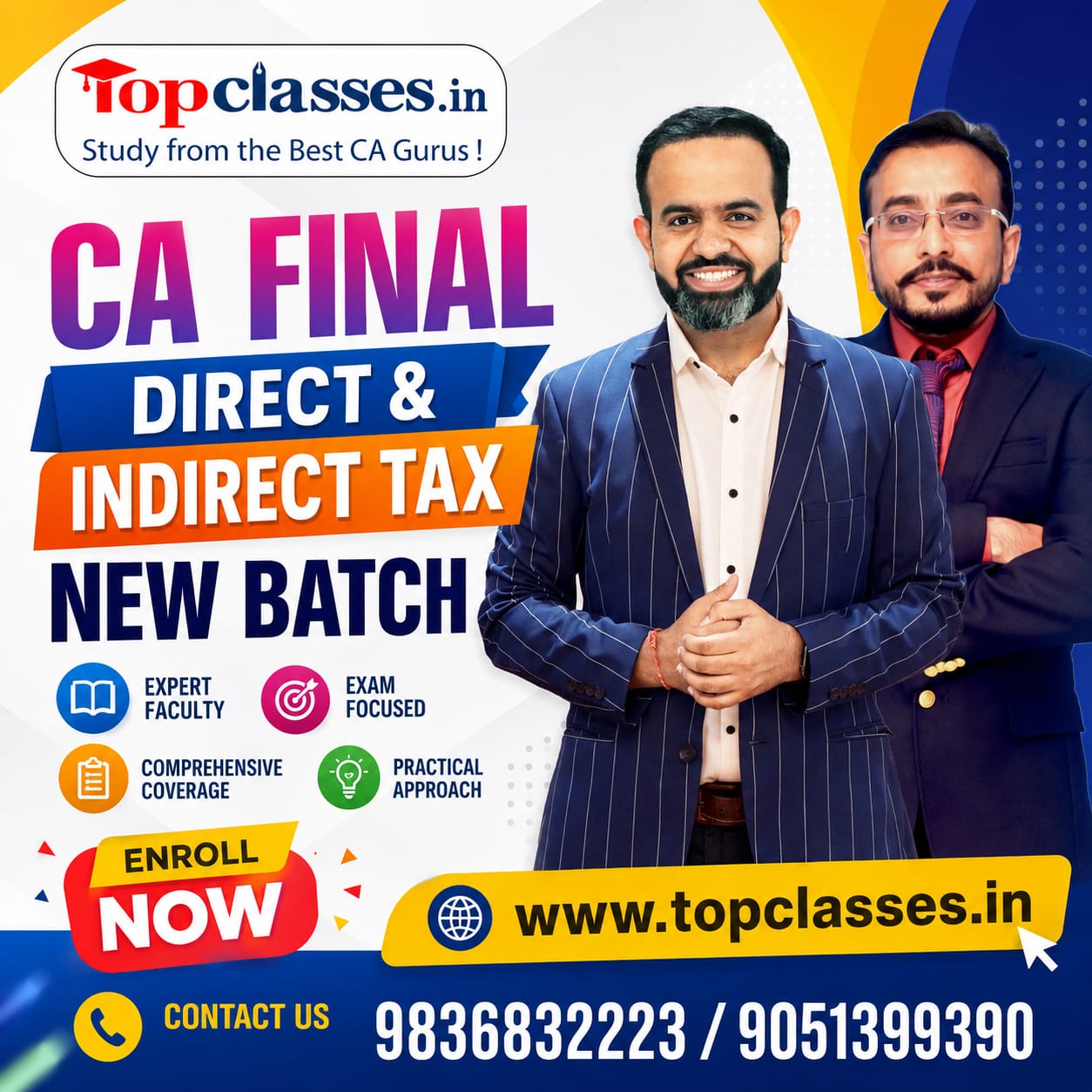CA Final Direct & Indirect Tax Regular Batch For May | Nov 2027